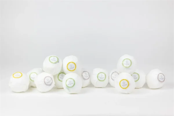 bath bombs gift box, set of 14 big 100% natural relaxing bath bombs