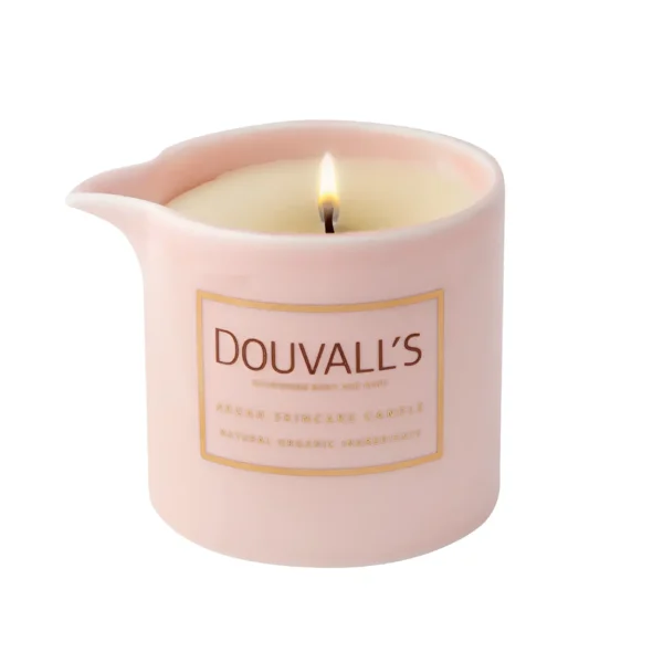organic argan skincare candle, orange & frankincense 180g | intensely nourishing body treatment