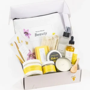 citrus care package, handmade natural bath and body gift box, thank you gift,mother's day gift box, holiday spa box
