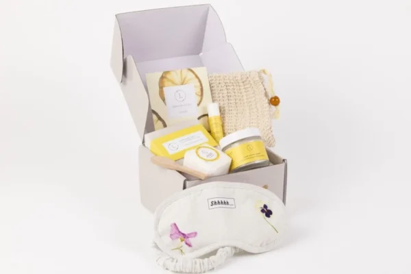 natural citrus bath & body skincare set, a thoughtful & "thinking of you" gift
