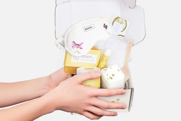 natural citrus bath & body skincare set, a thoughtful & "thinking of you" gift