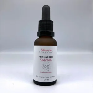 organic cleansing oil saiwan for all skin types vegan 100% natural with active ingredients from medicinal plants