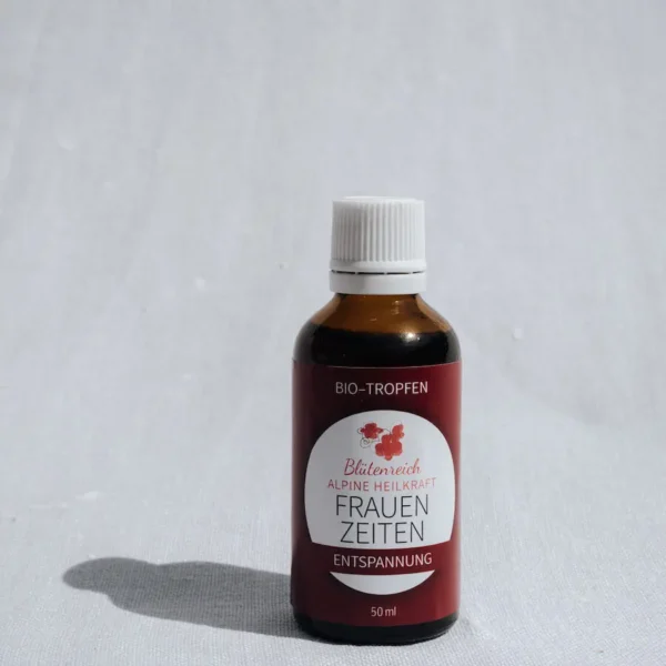 organic drops "women's times relaxation" at menstrual times organic chamomile organic yarrow organic lady's mantle organic meadowsweet