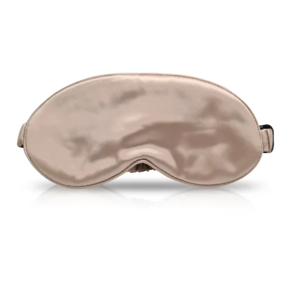 silksein beige silk sleep mask