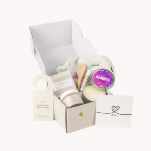 natural bath and body gift set, thank you gift box ap