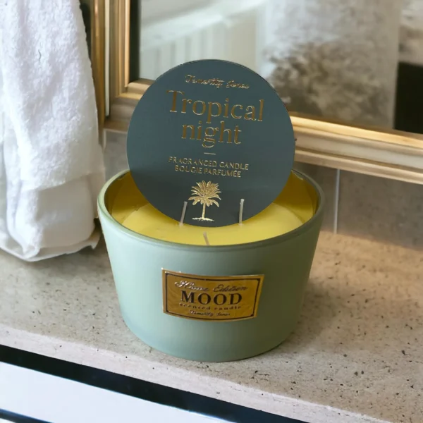 3 wick scented candle, pack of 2