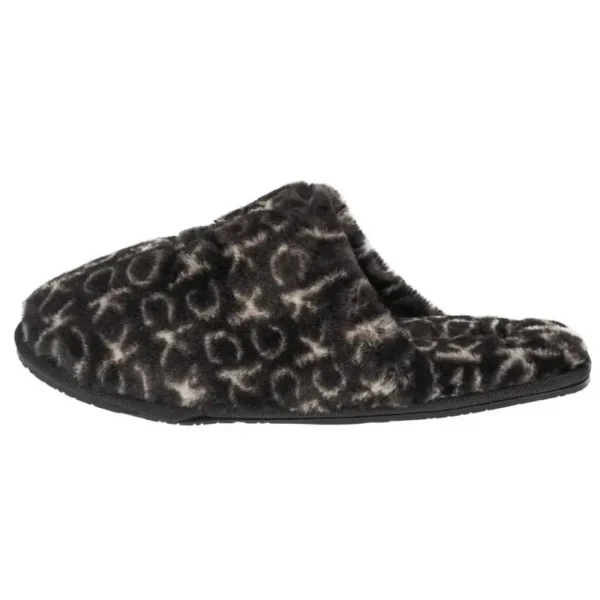 calvin klein slipper mule fur mono w hw0hw00536 0gk