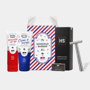 coffret de rasage de surete the henson barbier box