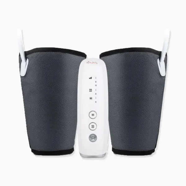 bella2bello venida air compression leg massager with 3 intensities and 2 levels heating system for circulation and relaxation