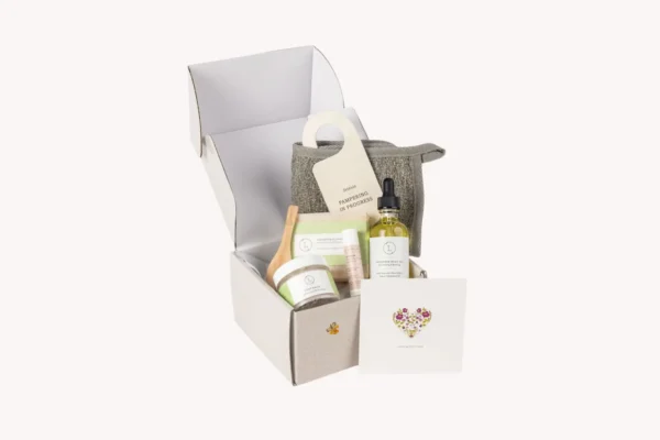 natural citrus bath & body skincare set, a thoughtful & "thinking of you" gift