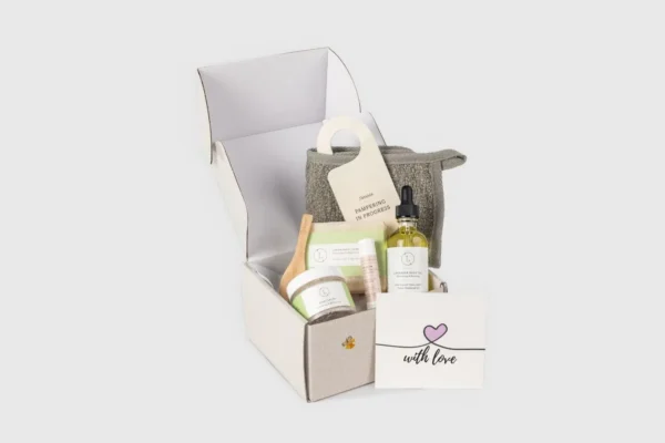 natural citrus bath & body skincare set, a thoughtful & "thinking of you" gift