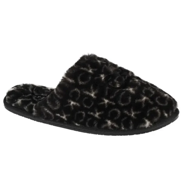 calvin klein slipper mule fur mono w hw0hw00536 0gk