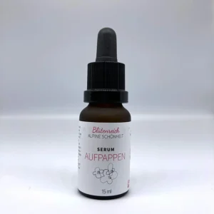 organic serum aufpappen vegan 100% natural with active ingredients from medicinal plants
