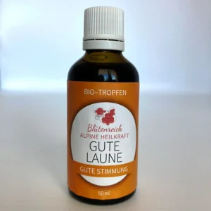 organic drops "good mood" vegan herbal extract with organic rose organic lemon balm organic anise hyssop organic rosemary