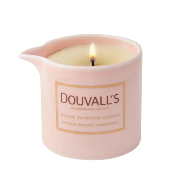 argan massage candle vanilla jasmin & ginger 180g | intensely nourishing and hydrating body treatment