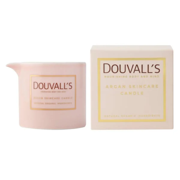 argan massage candle vanilla jasmin & ginger 180g | intensely nourishing and hydrating body treatment